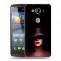 Дизайнерский пластиковый чехол для Acer Liquid E3 Девушка в шляпе