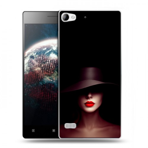 Дизайнерский пластиковый чехол для Lenovo Vibe X2 Девушка в шляпе