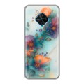 Дизайнерский силиконовый чехол для Vivo V17 Акварельные цветы