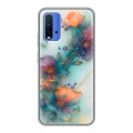Дизайнерский силиконовый чехол для Xiaomi RedMi 9T Акварельные цветы