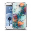Дизайнерский пластиковый чехол для Samsung Galaxy Grand Акварельные цветы