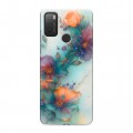 Дизайнерский силиконовый чехол для Alcatel 3L (2021) Акварельные цветы