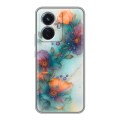 Дизайнерский силиконовый чехол для Vivo T1 Акварельные цветы