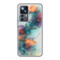 Дизайнерский силиконовый чехол для Xiaomi 12T Акварельные цветы
