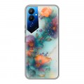 Дизайнерский силиконовый чехол для Tecno Pova 4 Акварельные цветы