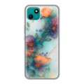 Дизайнерский силиконовый чехол для Wiko T10 Акварельные цветы