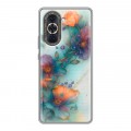 Дизайнерский силиконовый с усиленными углами чехол для Huawei Nova 10 Акварельные цветы