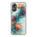 Дизайнерский пластиковый чехол для OPPO A17 Акварельные цветы