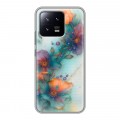 Дизайнерский силиконовый чехол для Xiaomi 13 Акварельные цветы