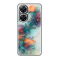 Дизайнерский силиконовый чехол для Huawei Nova 11i Акварельные цветы