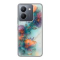 Дизайнерский силиконовый чехол для Vivo Y36 Акварельные цветы