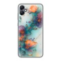 Дизайнерский силиконовый чехол для Samsung Galaxy A05 Акварельные цветы