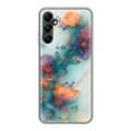 Дизайнерский силиконовый чехол для Samsung Galaxy A05s Акварельные цветы