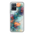 Дизайнерский силиконовый чехол для Vivo Y55 5G Акварельные цветы