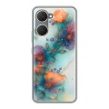 Дизайнерский силиконовый чехол для Vivo Y03 Акварельные цветы