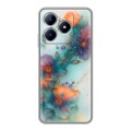 Дизайнерский силиконовый чехол для Realme C63 Акварельные цветы