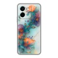 Дизайнерский силиконовый чехол для Vivo Y28 Акварельные цветы
