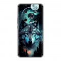 Дизайнерский силиконовый чехол для Huawei Honor Magic 4 Pro Волк и луна