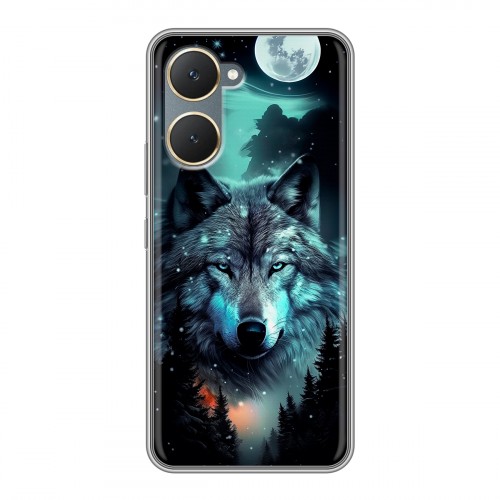 Дизайнерский силиконовый чехол для Vivo Y03 Волк