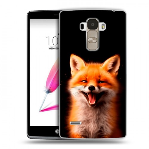 Дизайнерский пластиковый чехол для LG G4 Stylus Лиса