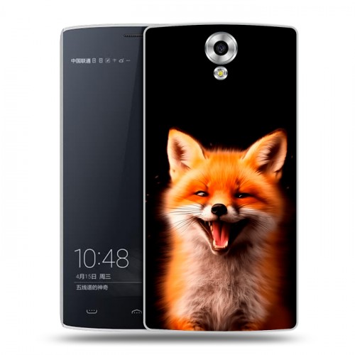 Дизайнерский силиконовый чехол для Homtom HT7 Лиса