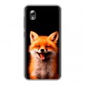 Дизайнерский силиконовый чехол для ZTE Blade A3 (2019) Лиса