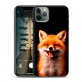 Дизайнерский силиконовый чехол для Iphone 11 Pro Лиса