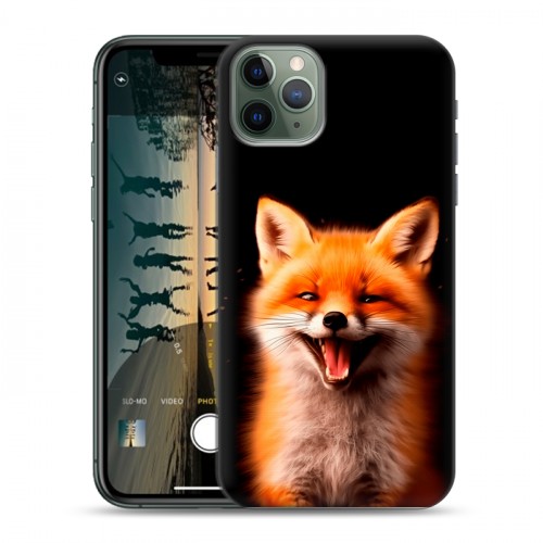 Дизайнерский силиконовый чехол для Iphone 11 Pro Лиса