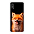 Дизайнерский силиконовый чехол для Xiaomi RedMi 9A Лиса