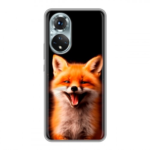 Дизайнерский силиконовый чехол для Huawei Honor 50 Лиса