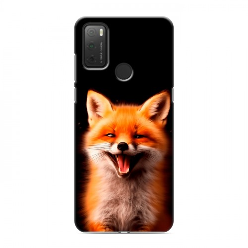 Дизайнерский силиконовый чехол для Alcatel 3L (2021) Лиса