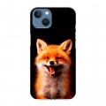 Дизайнерский силиконовый чехол для Iphone 13 Лиса