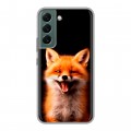 Дизайнерский силиконовый чехол для Samsung Galaxy S22 Лиса