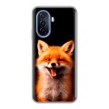 Дизайнерский силиконовый чехол для Huawei Nova Y70 Лиса