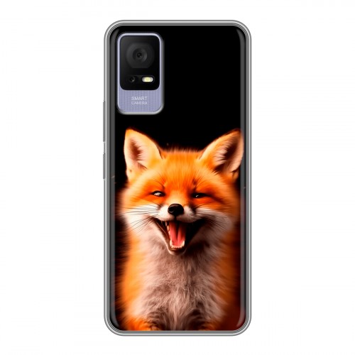 Дизайнерский силиконовый чехол для TCL 405 Лиса