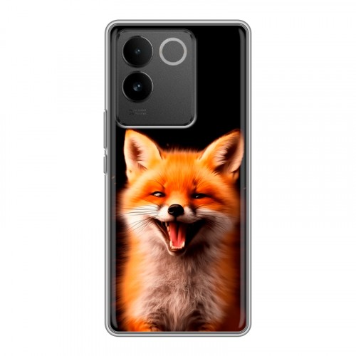 Дизайнерский силиконовый чехол для Vivo S17e Лиса
