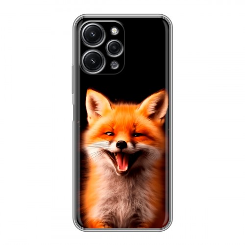 Дизайнерский силиконовый чехол для Xiaomi RedMi 12 Лиса