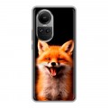 Дизайнерский силиконовый чехол для OPPO Reno10 Лиса