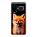 Дизайнерский силиконовый чехол для Realme GT5 Лиса