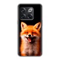 Дизайнерский силиконовый чехол для OnePlus 10T Лиса