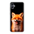 Дизайнерский силиконовый чехол для Samsung Galaxy A05 Лиса