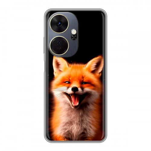 Дизайнерский силиконовый чехол для Itel P55 Plus Лиса