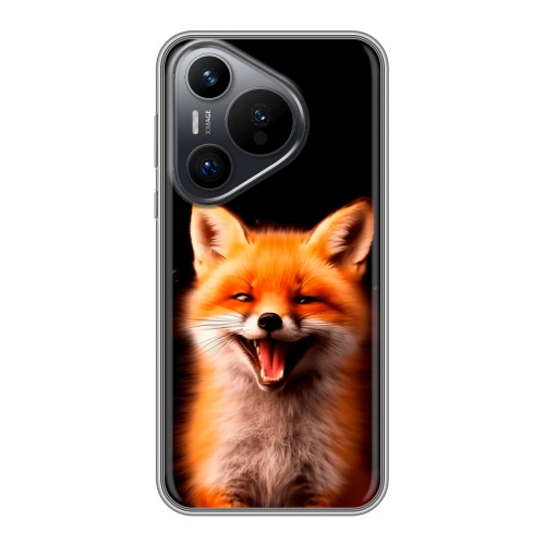 Дизайнерский силиконовый чехол для Huawei Pura 70 Лиса