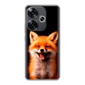 Дизайнерский силиконовый чехол для Xiaomi Redmi Turbo 3 Лиса