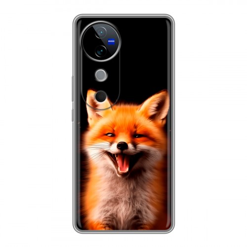 Дизайнерский силиконовый чехол для Vivo V40 5G Лиса