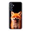 Дизайнерский силиконовый чехол для Samsung Galaxy M35 Лиса