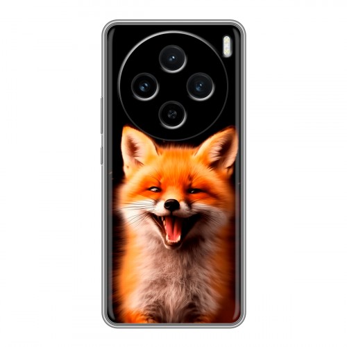Дизайнерский силиконовый чехол для Vivo X100 Лиса