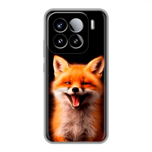 Дизайнерский силиконовый чехол для Xiaomi 15 Лиса