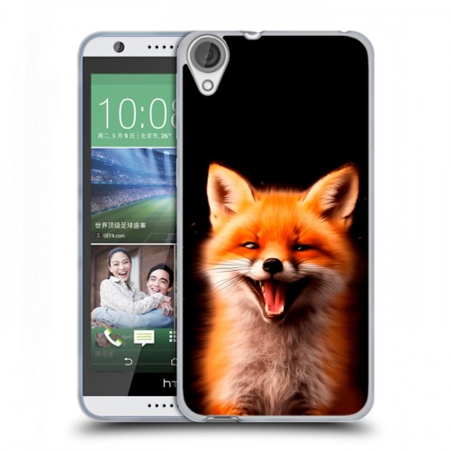 Дизайнерский силиконовый чехол для HTC Desire 820 Лиса