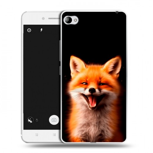 Дизайнерский пластиковый чехол для Lenovo S90 Лиса